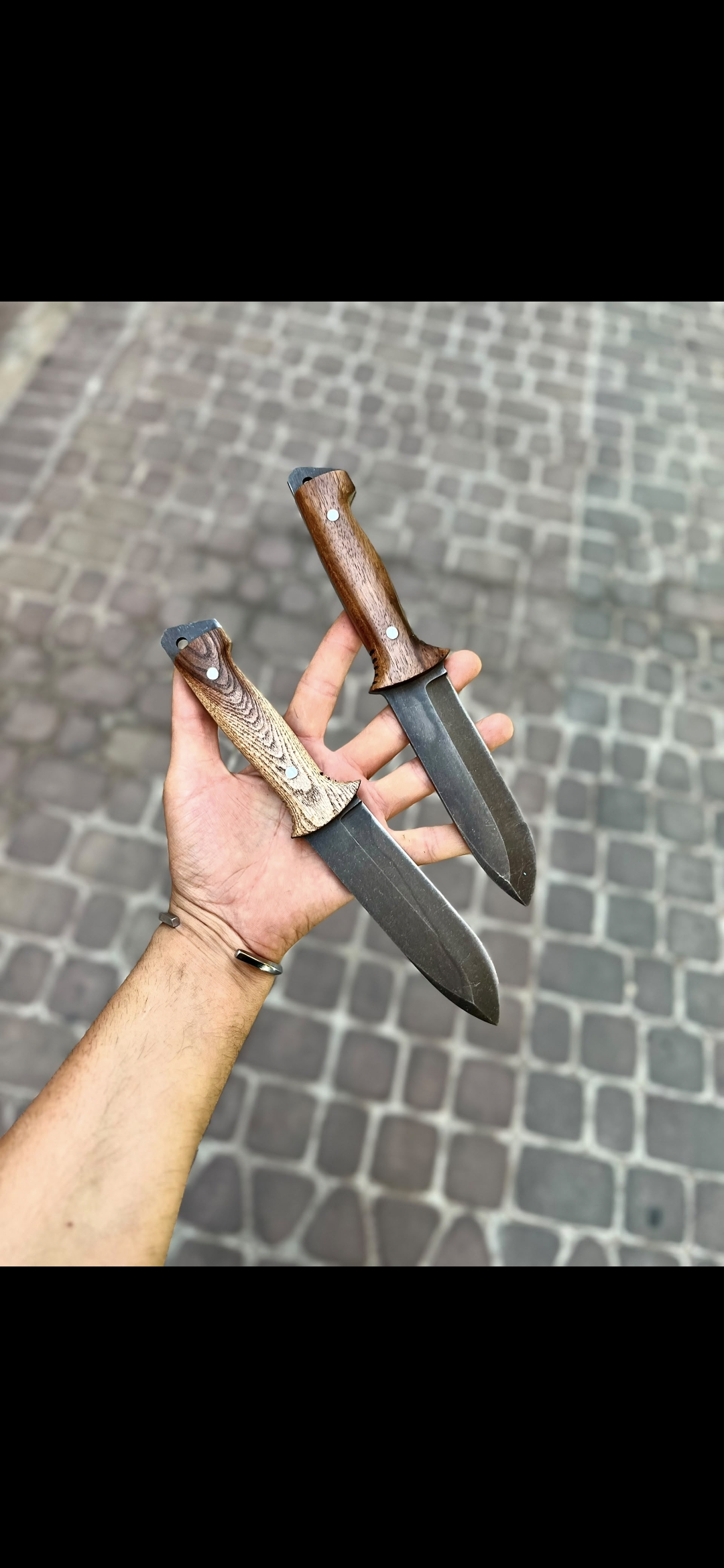بوشگرفت تاکتیکال فول سفارشی   تیغه فنر سنگشور ضد زنگ  دسته گردو  ضخامت ۵میل